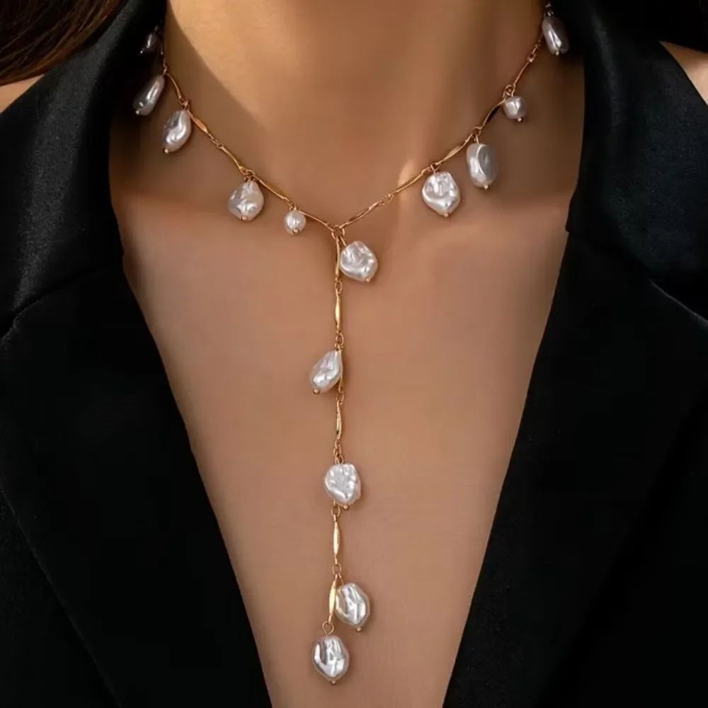 Pearl Drop Necklace #2305